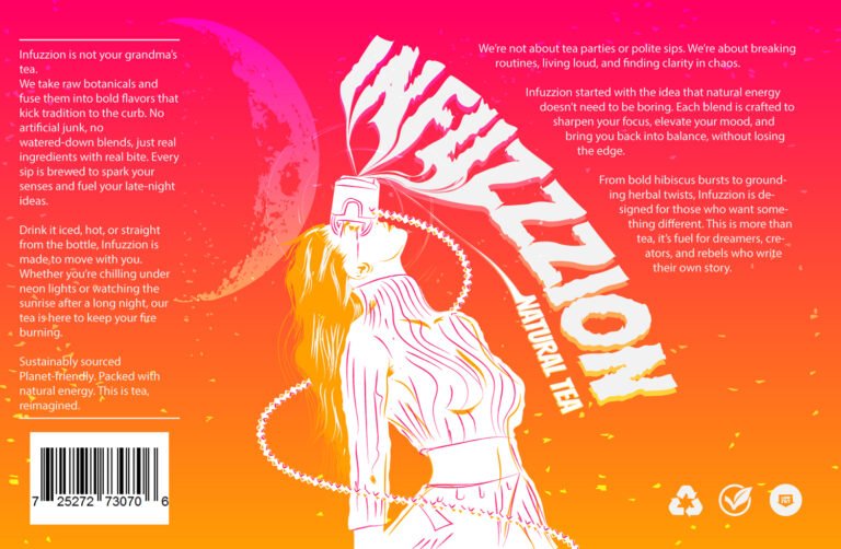 label for infuzzzion tea